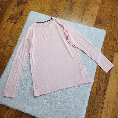Top Smartwool Merino 150 de encaje manga larga para mujer grande rosa pastel Foto 1 de 4