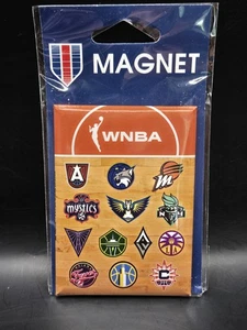 WNBA Team Logos Metal Magnet WNBA Licensed SEALED & BRAND NEW - Picture 1 of 2