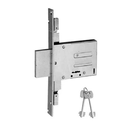 SERRATURA PER INFERRIATE E PORTE IN FERRO TRIPLICE E70 DOPPIA MAPPA - 663301704 - Image 1 of 3