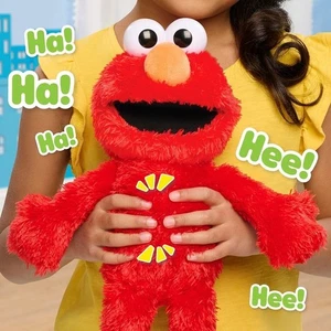 Tickle Me Elmo Sesamstraße 37 cm interaktives Plüschtier, das kichert - Bild 1 von 6