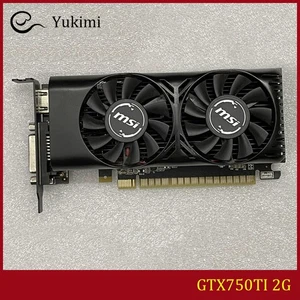 PER MSI GTX750TI 2G HDMI DVI scheda grafica video test OK - Foto 1 di 2
