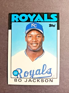 1986 Topps negociado #50T Bo Jackson Royals - Imagen 1 de 2