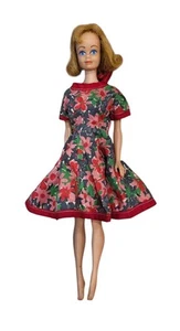 Vintage Barbie Midge Doll Strawberry Blonde Freckles Flip Dress 1962 Mattel - Picture 1 of 9