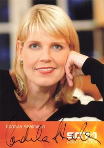 Cordula Stratmann, Originalautogramm, alte Autogrammkarte, u.a. "Zimmer Frei!" - Picture 1 of 1