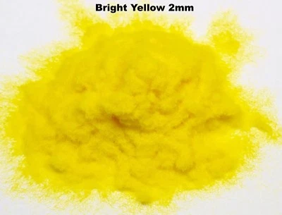 WWS 2mm Bright Yellow Mix Static Grass 30g Railways, Landscape, Scenery, Peco - Image 1 of 2