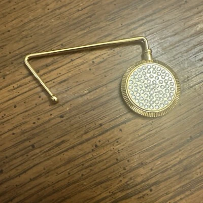 Сумочка крюк стола вешалка школьный рюкзак золотой цвет прозрачный цвет драгоценности черный бархат сумка - Изображение 1 из 4