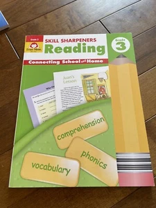 NEW Grade 3 Evan-Moor Skill Sharpeners Reading Homeschool Workbook EMC 4531 - Picture 1 of 2