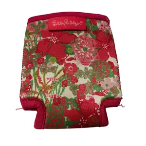 Lilly Pulitzer Can Koozie in Beach Rose nuovo senza etichetta - Foto 1 di 3