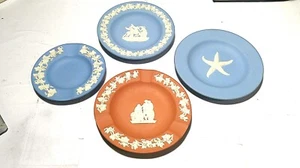 Vintage Wedgwood Jasperware Round Coaster's Lot of Four - Picture 1 of 5