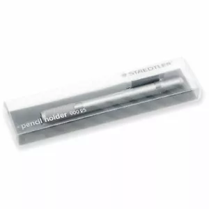 JAPAN Staedtler 900 25 Pencil Holder Pencil Extender Silver Color W/ TRACKING - Picture 1 of 8