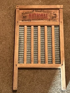 (2) National Washboard Company No. 701 The Zing King Chicago Saginaw Memphis - Picture 1 of 7