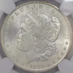 Dollaro d'argento 1878 CC Morgan NGC classificato MS63 non in circolazione certificato Carson City - Foto 1 di 4