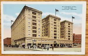 Multnomah Hotel Portland Oregon O Postal PC 1910s Sin Usar EC Kropp - Imagen 1 de 1