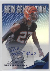2012 Certified Mirror Blue Signatures /49 Dre Kirkpatrick #270 Rookie Auto RC