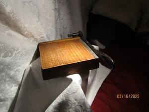 1930's Ingento No. 2 Paper Cutting Board w/Paper Work Made in USA - Picture 1 of 10