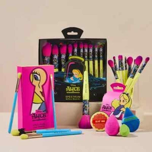 Spectrum Collections Disney Alice In Wonderland Makeup Brush Set Full Collection - Picture 1 of 7