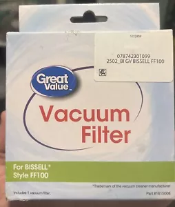 Nuevo filtro de vacío Bissell Style FF100 gran valor parte #1615008 - Imagen 1 de 2