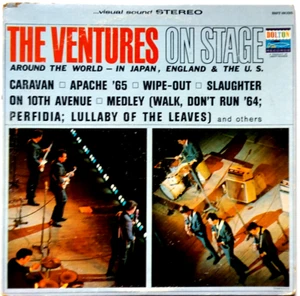 THE VENTURES - On Stage - Vinyl LP 1st Press 1965 Dolton BST 8035 Surf Rock - Imagen 1 de 6