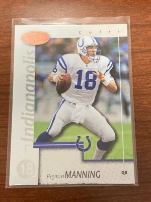 PEYTON MANNING 2002 LEAF CERTIFIED INDIANAPOLIS COLTS CARD #37 - Image 1 of 2
