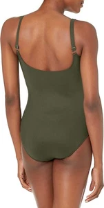 Profile by Gottex Damen Standard maßgeschneidert D Cup Einteiler, oliv, 8D Neu mit Etikett - Bild 1 von 9