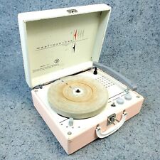 Vintage Alba portable box record player model 432.