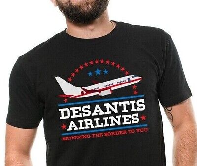 DeSantis Airlines T Shirt Florida Political M...