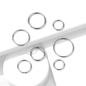 Implant Titanium Seamless Bendable Hoop Helix Daith Tragus Nose Cartilage - Picture 1 of 2