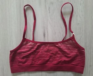 Bustier Gr. 146/152 Yigga Trägertop BH rot Gummibund verstellbare Träger - Bild 1 von 2