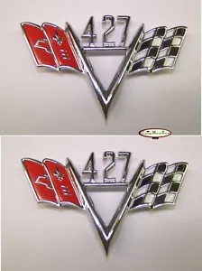 427 CUSTOM FLAG EMBLEM - Picture 1 of 2