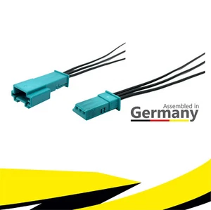 Buchse + Stecker 3-polig Reparatursatz 61138377072 61136931929 für BMW MQS Kabel - Bild 1 von 1