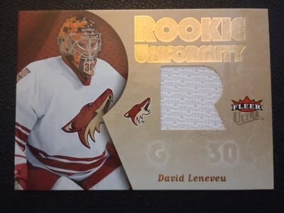2006 Fleer Ultra David Leneveu JERSEY Coyotes - Image 1 of 2