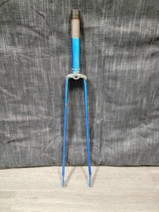 Vintage Schwinn 27" Steel Fork 1" Threaded Blue Varsity - Picture 1 of 7