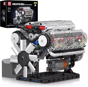 For Adults V8 Combustion Engine Model Building Kits Internal DIY Hobby - Picture 1 of 6