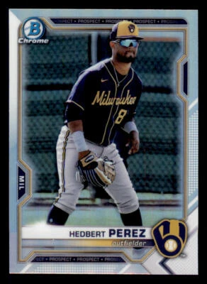 2021 Bowman Chrome Draft Refractors #BDC97 Hedbert Perez - Image 1 of 2