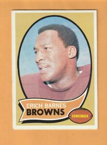 Erich Barnes Cleveland Browns 1970 Topps #8 Purdue Boilermakers 2E