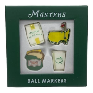 NEW 2024 Masters 4-pack Concession Ball Markers Augusta National Golf Course - Picture 1 of 1