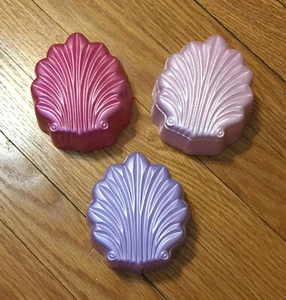 NEW 2 Pc Unique Handmade Sea SHELL Trinket Box Earring Ring Box Button Pin Box - Picture 1 of 8