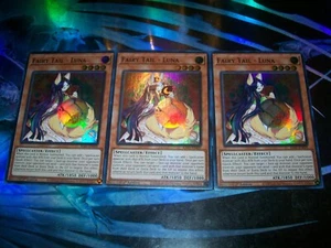 3x Fairy Tail - Luna 1st Edition Super Rare RA01-EN009 Yu-Gi-Oh! - Picture 1 of 1
