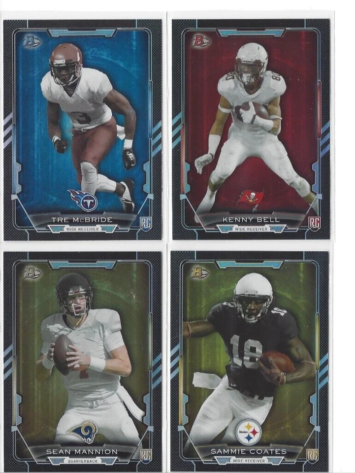 2015 Bowman Football Rainbow Black Rookie Parallels - COMPLETE YOUR SET - Image 1 of 1