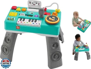 Fisher-Price Lachen und Lernen Baby und Kleinkind Spielzeug Mix and Learn DJ-Tisch - Bild 1 von 5