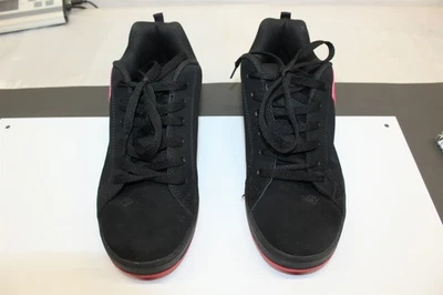 Vintage DC Shoes Court Graffik Retro Skate Shoe Black / Red Women's Size 11 - Image 1 of 4