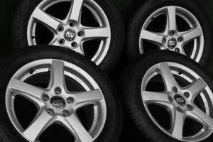 VW Golf VII Skoda  Octavia Audi A3 Seat Leon ALU Winterräder 205/55 R16 2xca.5mm - Bild 1 von 16