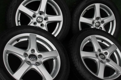 VW Golf VII Skoda  Octavia Audi A3 Seat Leon ALU Winterräder 205/55 R16 2xca.5mm - Bild 1 von 4