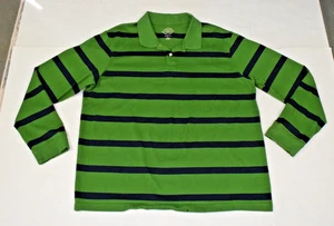 St Johns Bay Legacy Poloshirt Gr. XL grün dunkelblau gestreift Qualität Baumwolle - Bild 1 von 8