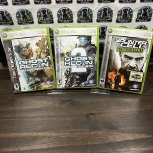 Tom Clancys Ghost Recon Advanced Warfighter 1 y 2 + Double Agent - Xbox 360-CIB - Imagen 1 de 12
