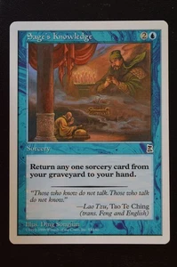 Magic The Gathering MTG SAGE'S KNOWLEDGE Portal Three Kingdoms LP Lightly Played - Bild 1 von 2