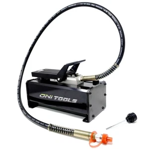 Bomba hidráulica de aire 10.000 PSI 1800 cc capacidad de aceite operada por pie - Imagen 1 de 2