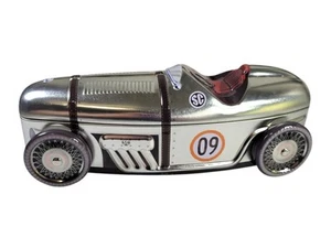 Silver Crane Company Race Car Cookie Tin - Picture 1 of 3