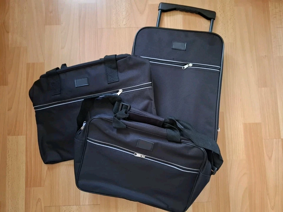Reiseset; 3 tlg. Set Koffer, Tasche, Handgepäck  - Bild 1 von 4