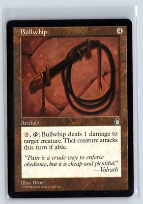 (2X) Bullwhip Stronghold Uncommon – MTG Magic the Gathering Card - Image 1 of 4